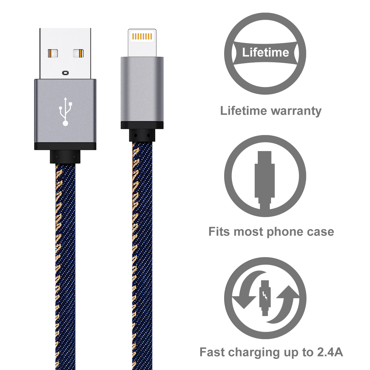 Mfi lightning cable